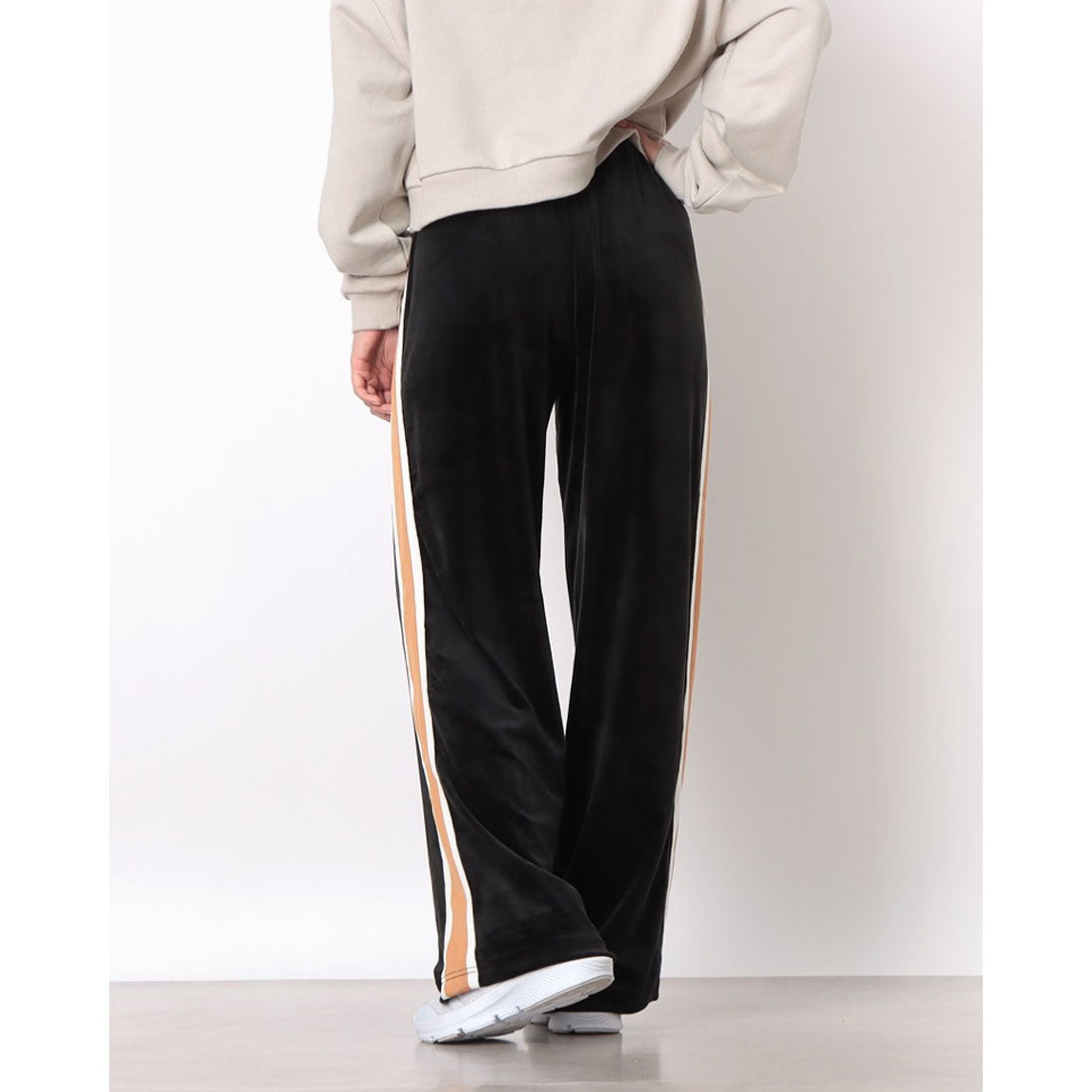 ニューエラ NEW ERA NEW ERA ニューエラ レディース ベロア トラック ロングパンツ MLB VELOUR TRCK PANT (NY ブラック) NY ブラック