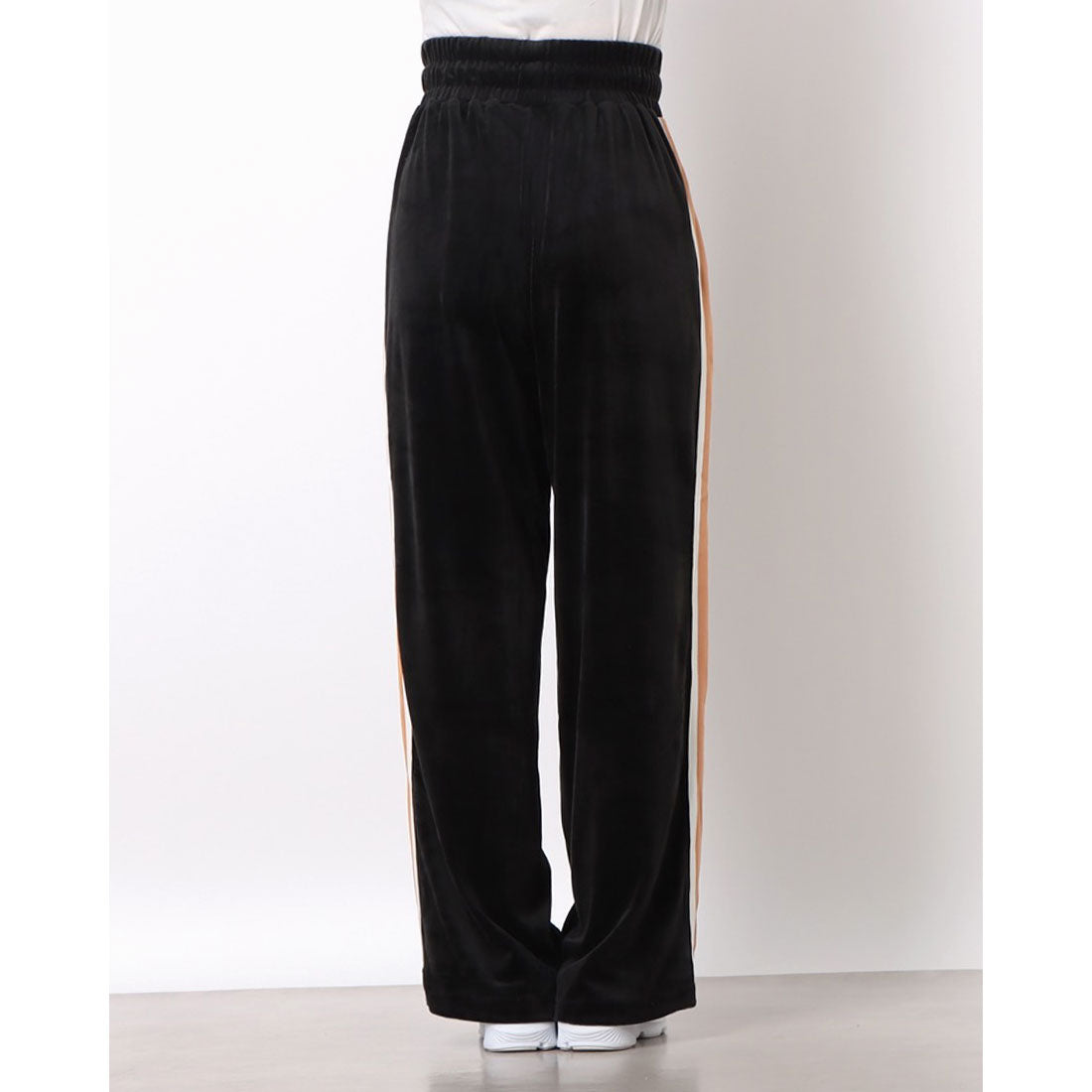 ニューエラ NEW ERA NEW ERA ニューエラ レディース ベロア トラック ロングパンツ MLB VELOUR TRCK PANT (NY ブラック) NY ブラック