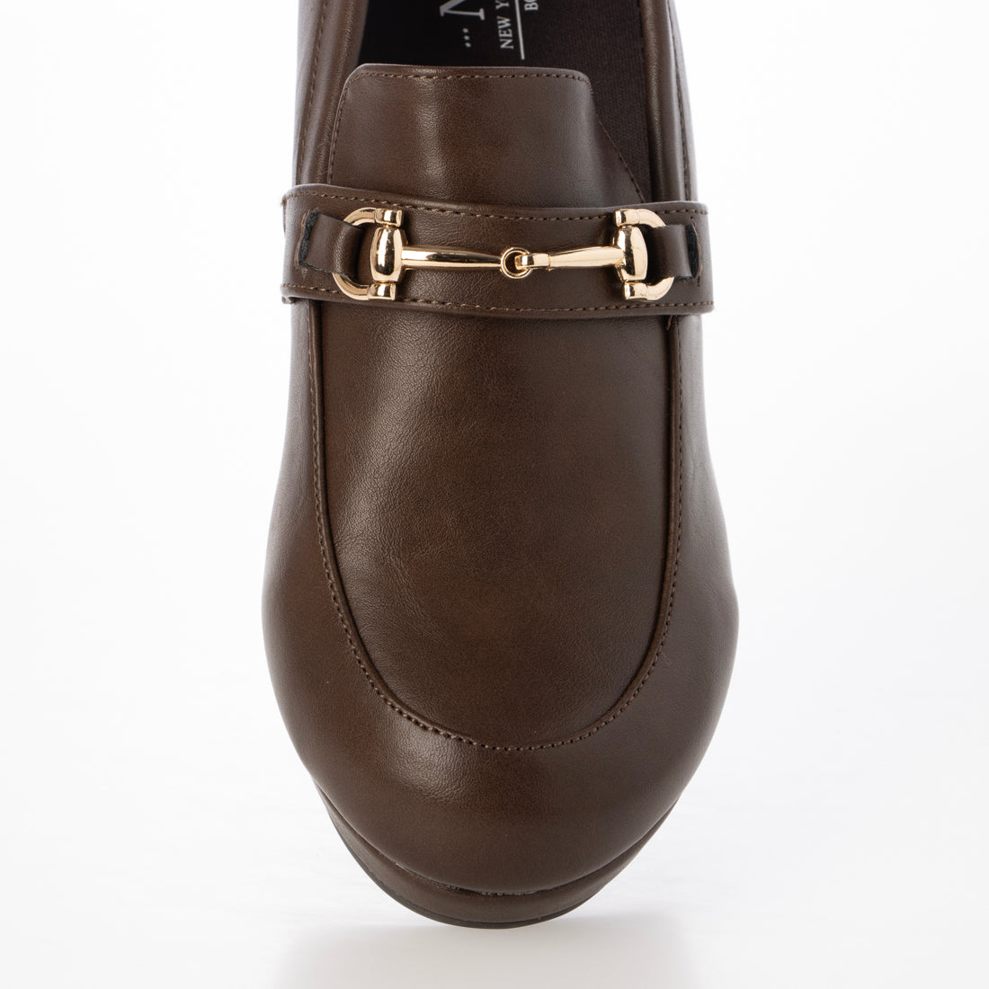 ニューヨークスターズ ボブソン NEW YORK STARS BOBSON パンプス レディース NYBビット 8522 NEW YORK STARS BOBSON ローファー 厚底 滑りにくい (ブラウン) ブラウン