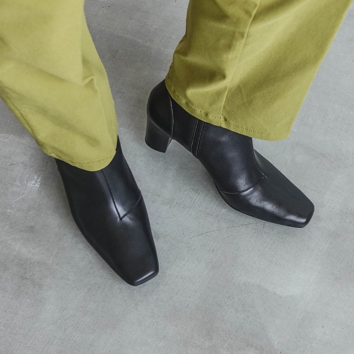 ノイエ ディフュージョン neue diffusion ショートブーツ/ND22644 (ブラック) ブラック