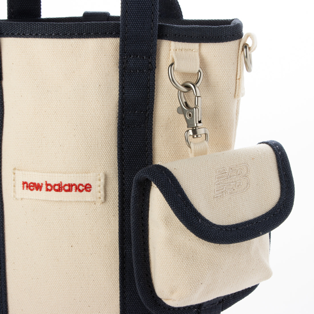 ニューバランス New Balance ESSENTIAL CANVAS TOTE CROSSBODY BAG キャンバス トートショルダー バッグ (ブルー) ブルー