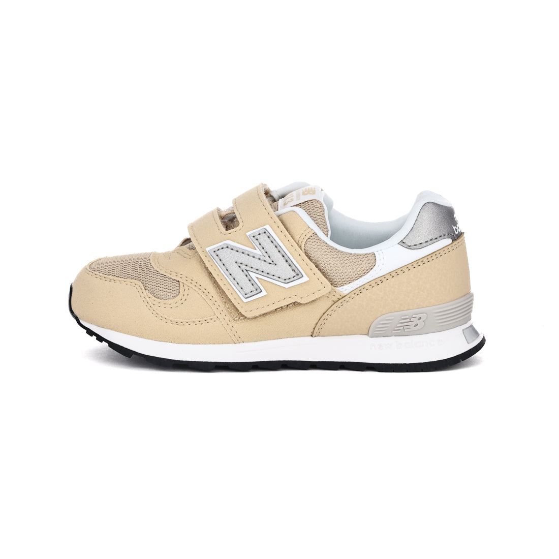 ニューバランス New Balance キッズ ジュニア スニーカー P313 6L4 フック&ループ HOOK & LOOP 幅広 ゆったり 子供靴 マジックテープ (ベージュ(6L4)) ベージュ(6L4)