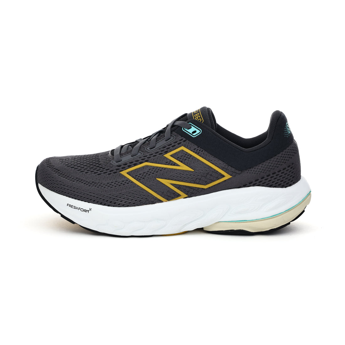 ニューバランス New Balance メンズ スニーカー Fresh Foam X 860 v14 A14 ランニング トレーニング ウォーキング 軽い 運動靴 ジム (ブラック/イエロー(A14)) ブラック/イエロー(A14)
