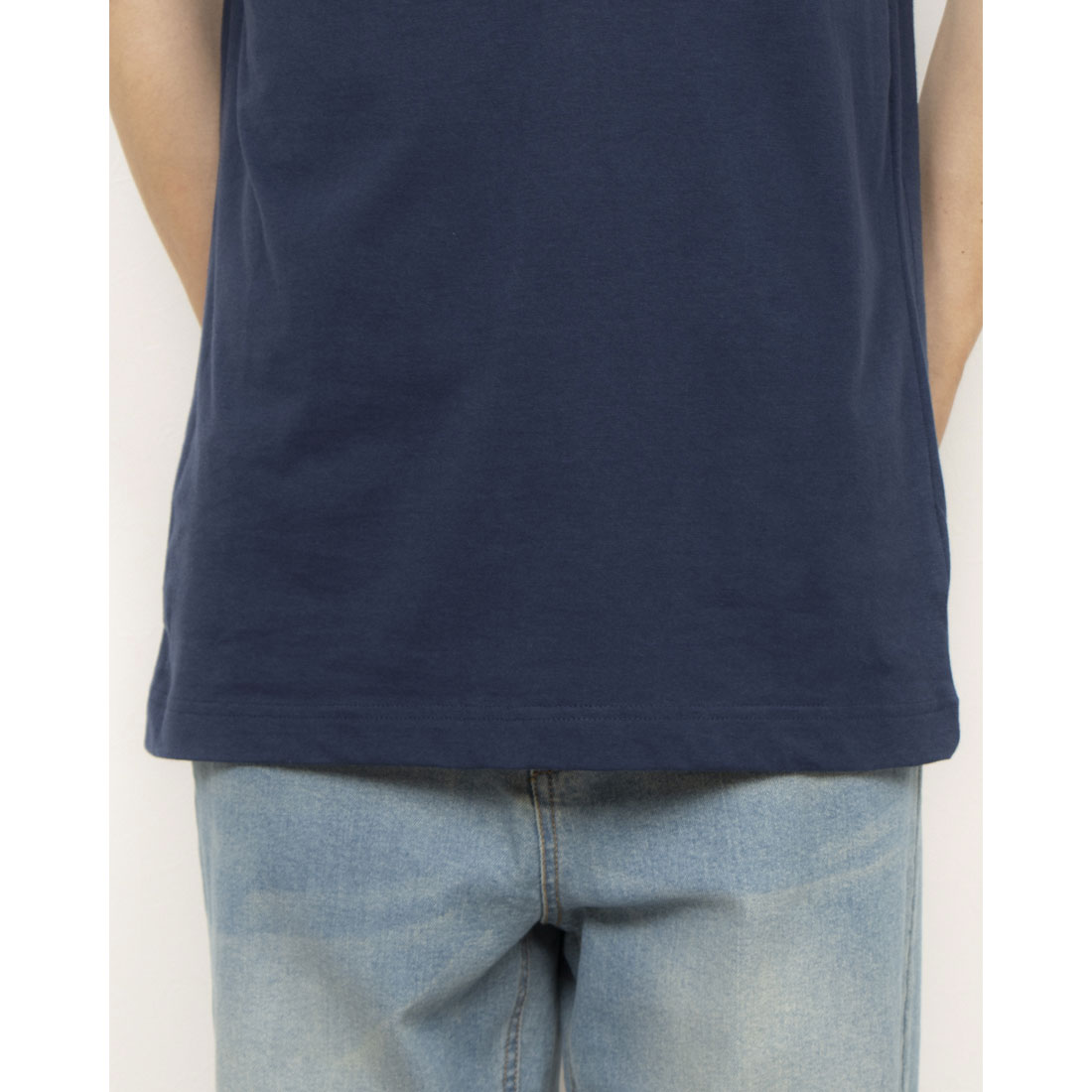 ニューバランス New Balance NEW BALANCE ニューバランス メンズ TEE コットン Tシャツ 半袖 クルーネック (ネイビー) ネイビー