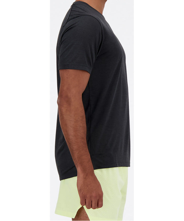 ニューバランス New Balance ニューバランス New Balance Athletics ショートスリーブTシャツ メンズ ランニング 陸上 半袖 ポリエステル NB IceX スタンダード (BK ブラック) BK ブラック