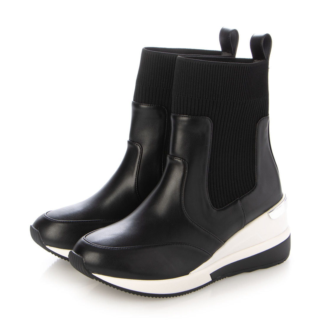 ノイエ ザ マーケット NEUE THE MARKET スニーカーソールニットブーツ/TM24686