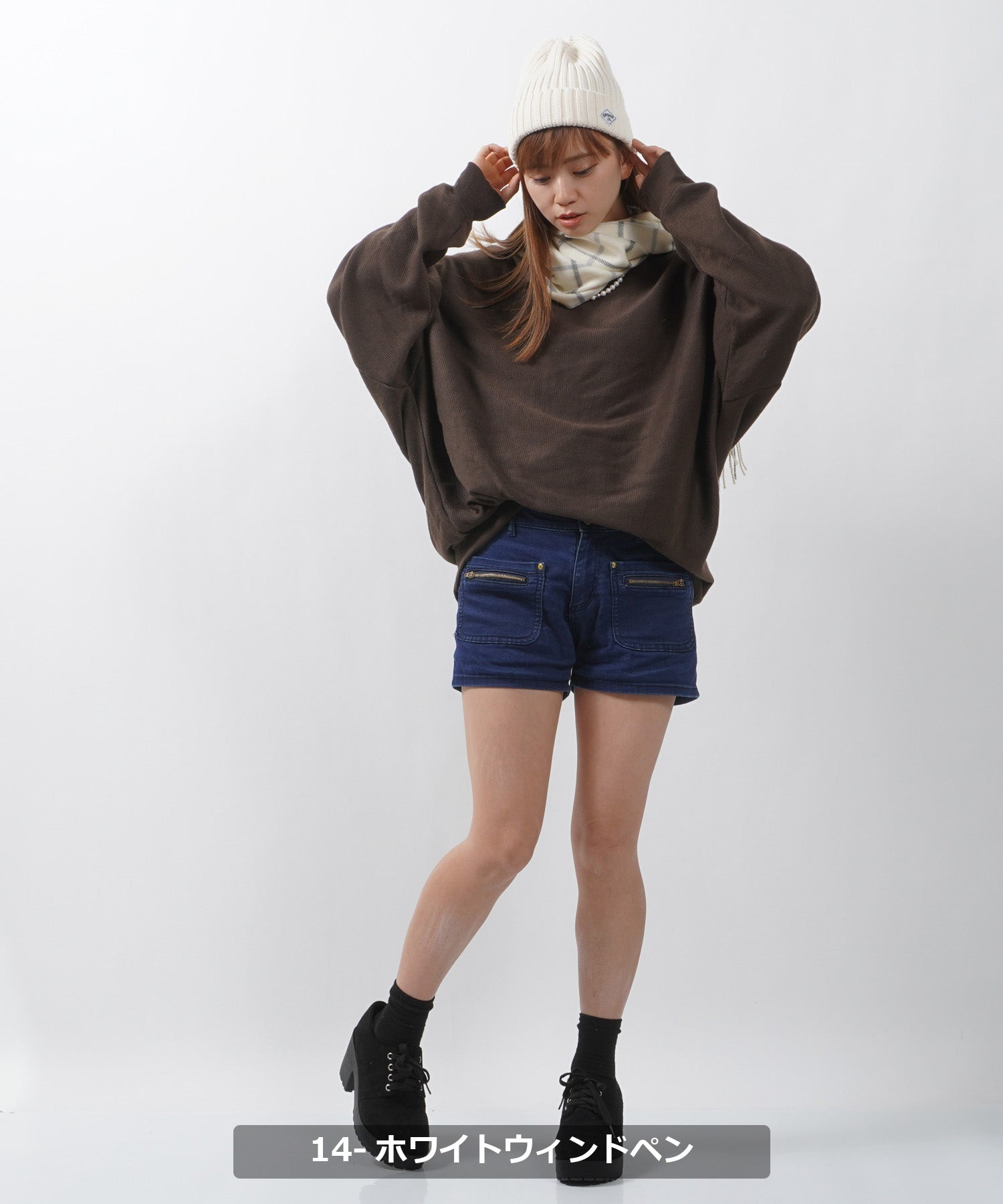 ワンフォークロージング 1111clothing 日本製 マフラー メンズ ストール レディース クリスマス プレゼント ギフト 韓国ファッション 秋 秋服 秋冬 おしゃれ 冬 冬服 シンプル 白 ホワイト