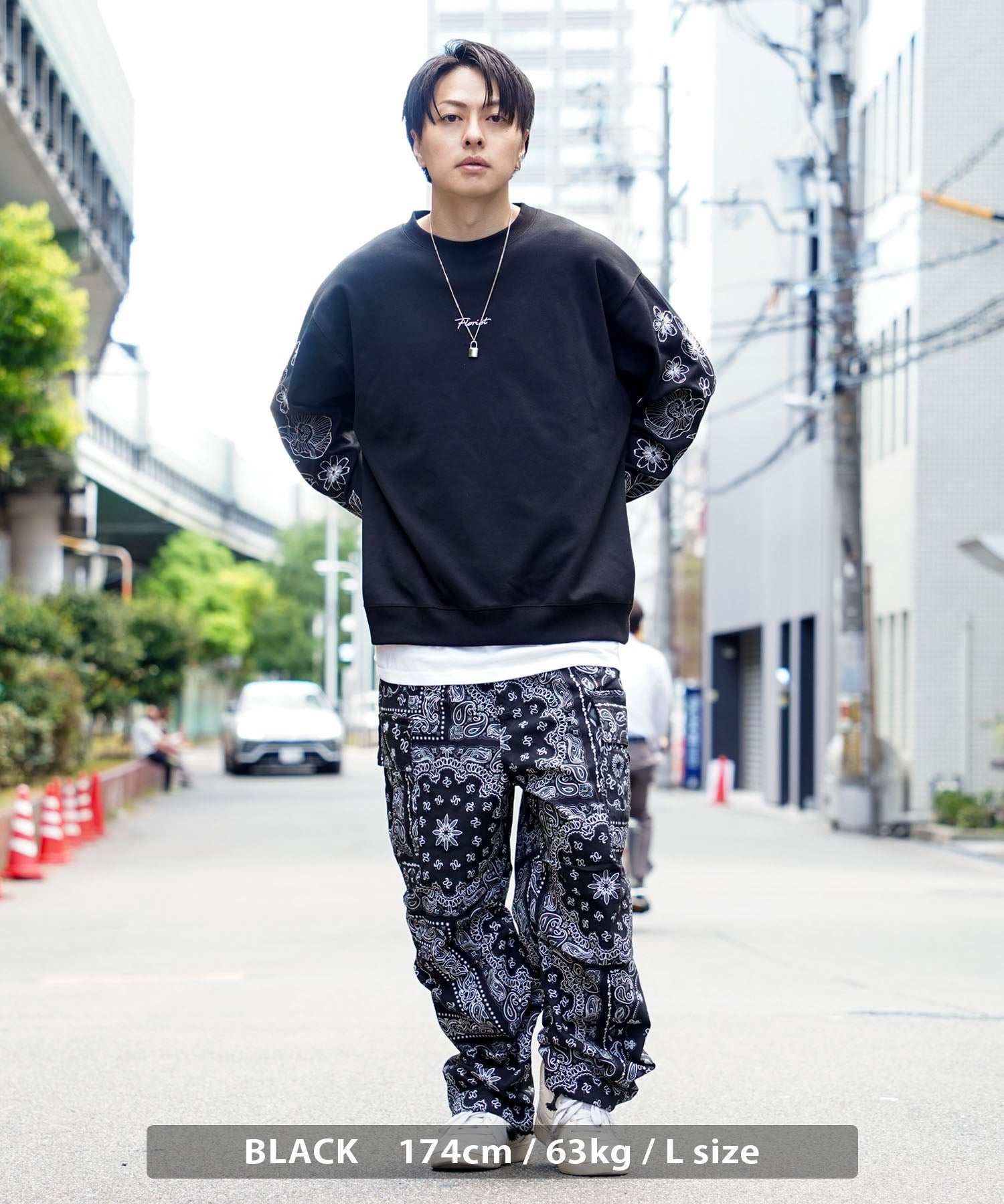 One Fork Closing 1111clothing Cargo Pants Men's Wide Cargo Pants Women's Paisley Pattern Bandana Pattern Pants Bottoms Wide Pants Balloon Pants Tapered Pants