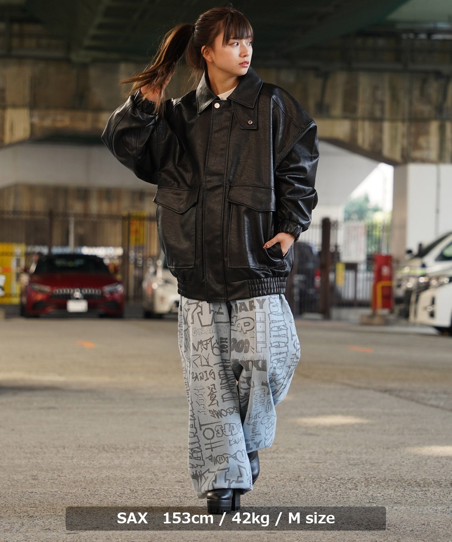 ワンフォークロージング 1111clothing ◆グラフィティアート ワイドデニムパンツ◆ デニム ワイドパンツ メンズ ゆったり デニムパンツ レディース バギーパンツ グラフィティ 文字 総柄 ジーンズ