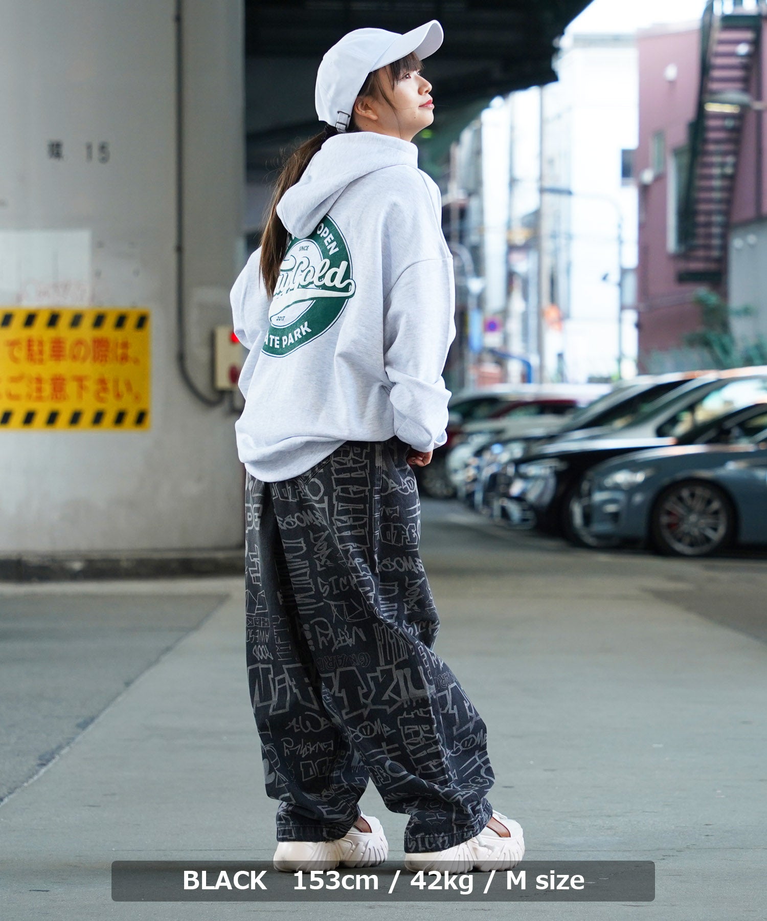 ワンフォークロージング 1111clothing ◆グラフィティアート ワイドデニムパンツ◆ デニム ワイドパンツ メンズ ゆったり デニムパンツ レディース バギーパンツ グラフィティ 文字 総柄 ジーンズ