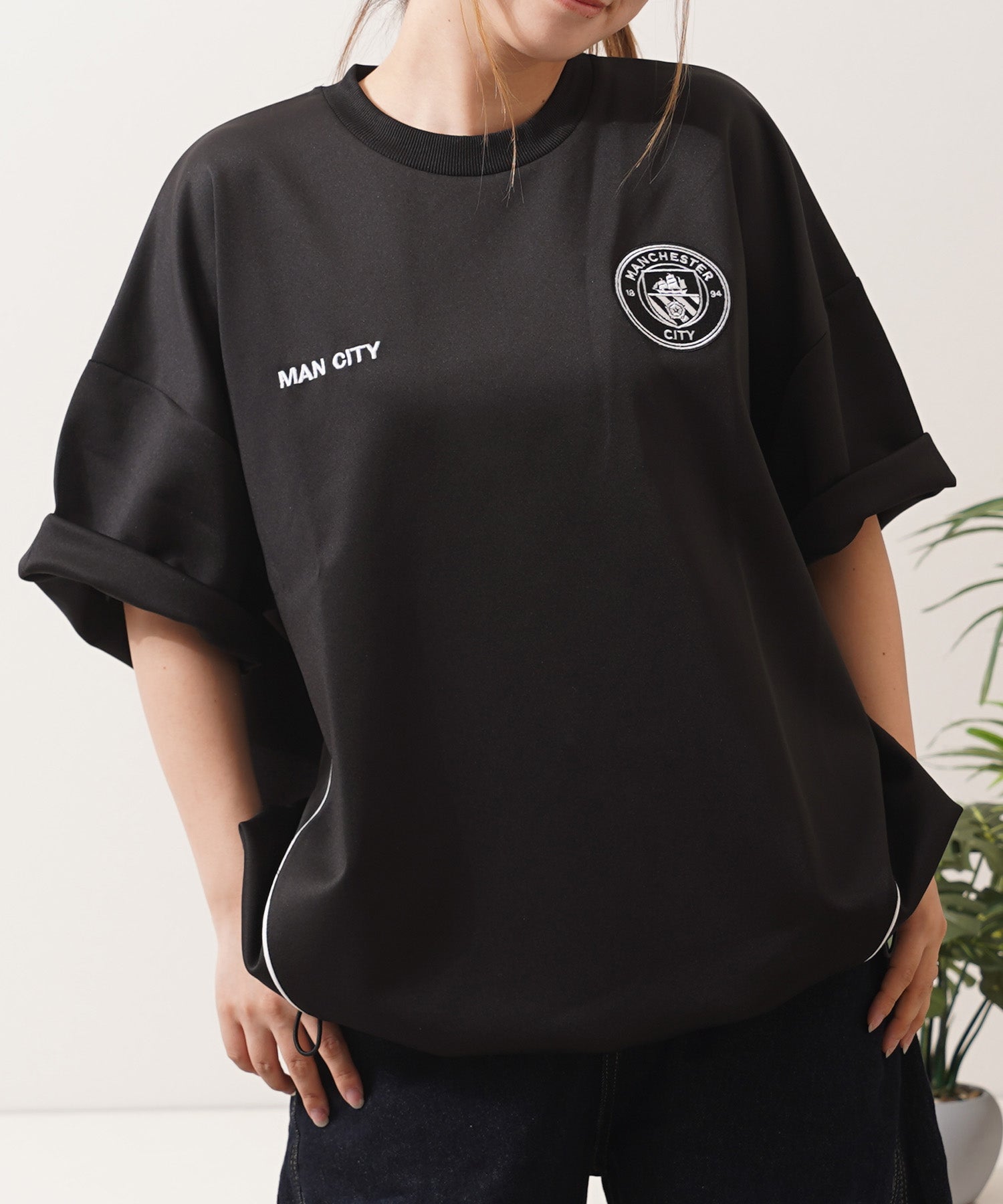 ワンフォークロージング 1111clothing Manchester City S/S Game Tee (A-BLACK) A-BLACK