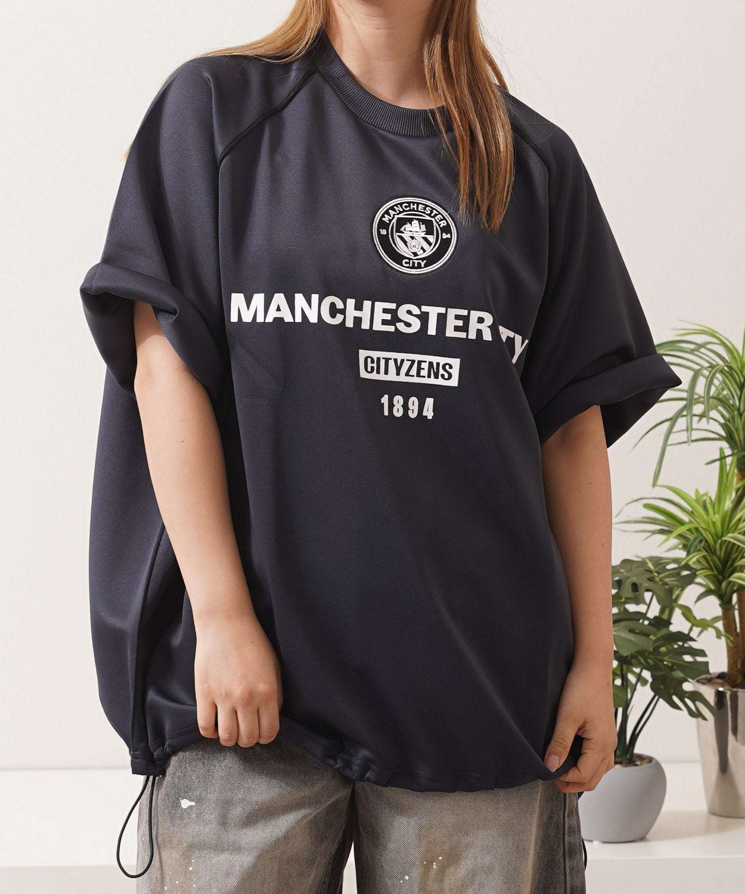 ワンフォークロージング 1111clothing Manchester City S/S Game Tee (B-CHARCOAL) B-CHARCOAL