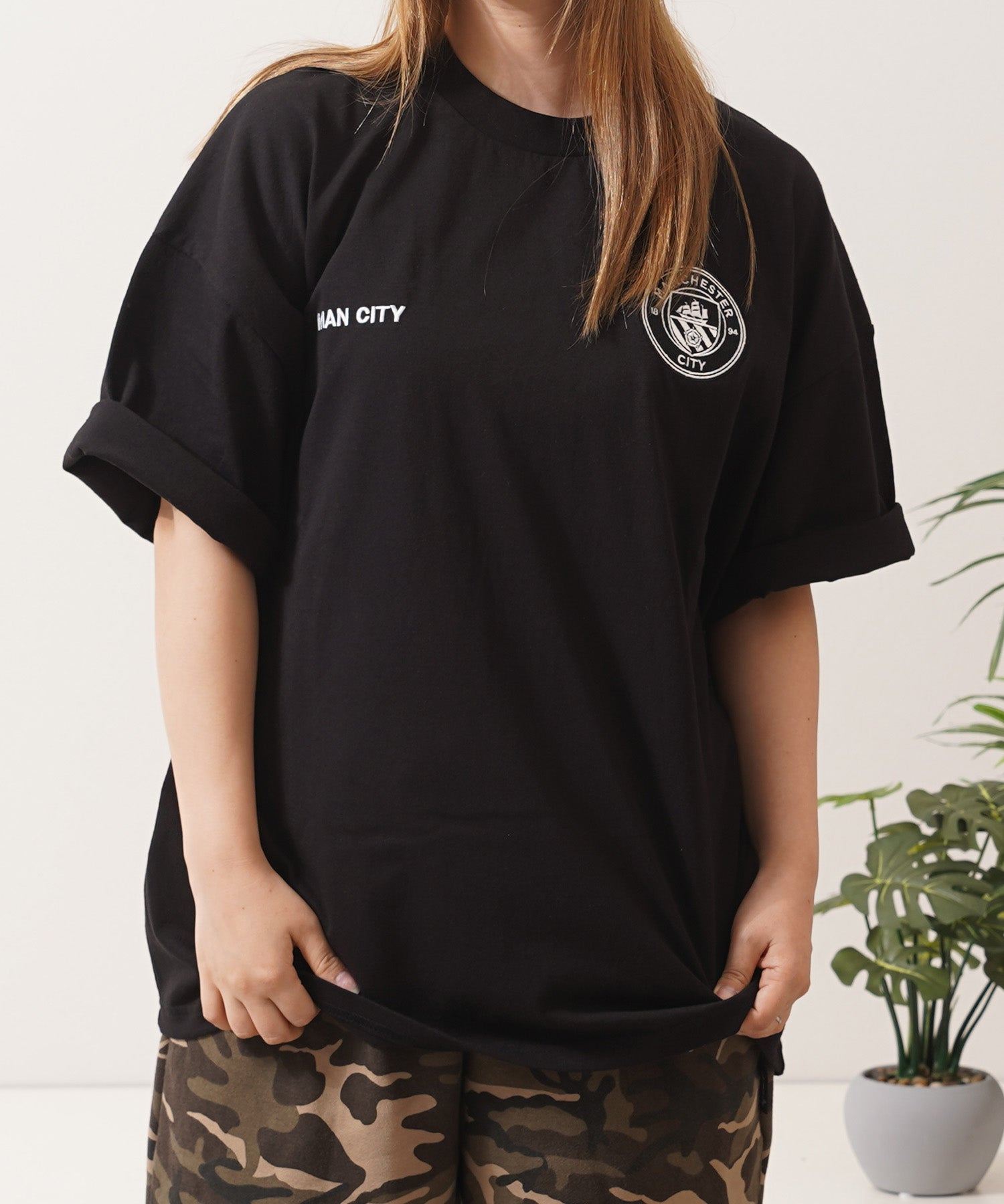 ワンフォークロージング 1111clothing Manchester City S/S Tee (A-BLACK) A-BLACK