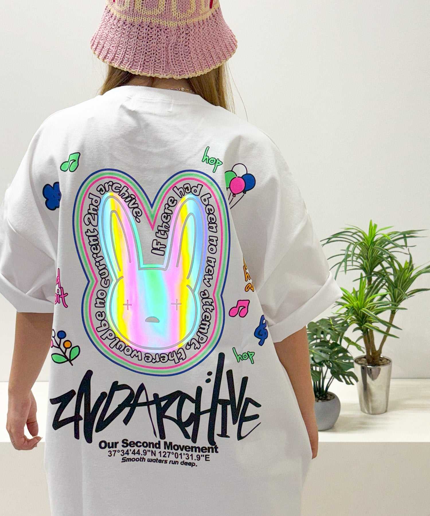 ワンフォークロージング 1111clothing 2nd ARCHIVE リフレクター Tee (A-white) A-white