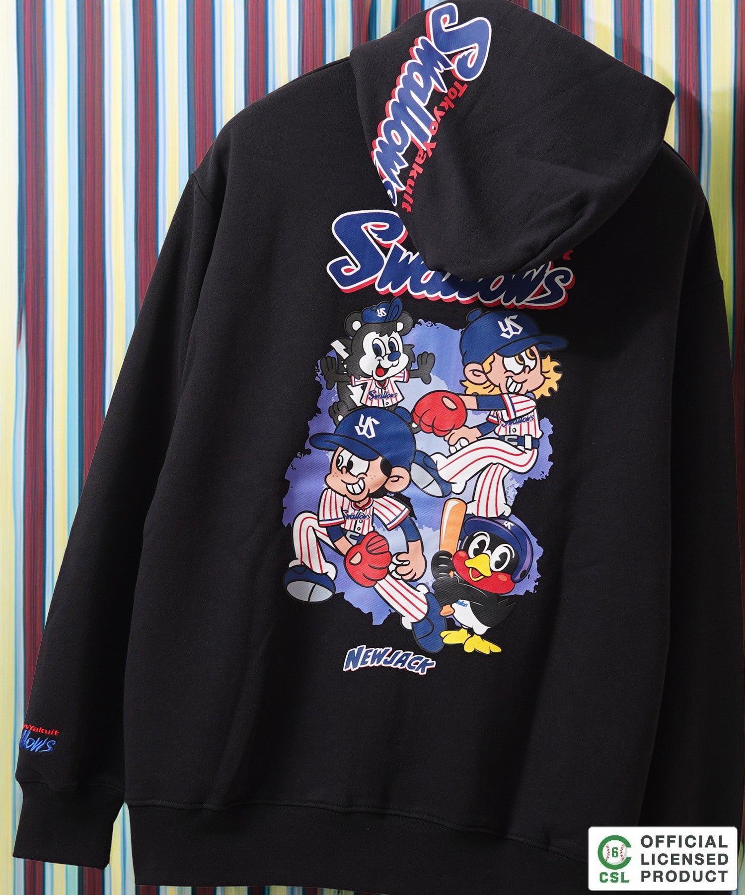 ワンフォークロージング 1111clothing 【セ・リーグ】NEW JACK プロ野球 ZIPパーカー (BLK-東京) BLK-東京