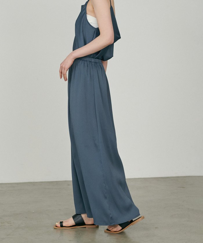 ナイスクラップ NICE CLAUP 【LARUTA】サテンゴム入りスカート (LBE) LBE