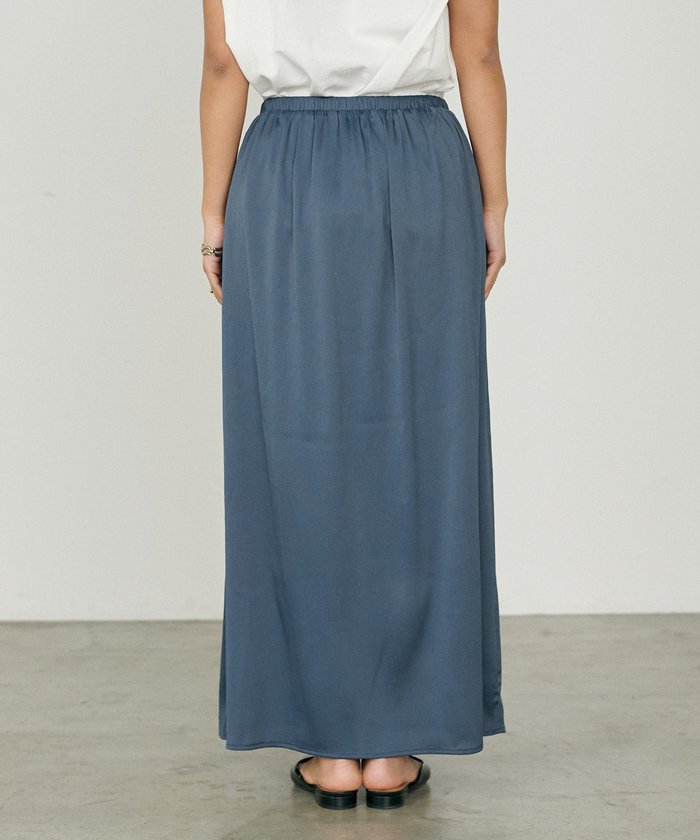 ナイスクラップ NICE CLAUP 【LARUTA】サテンゴム入りスカート (LBE) LBE