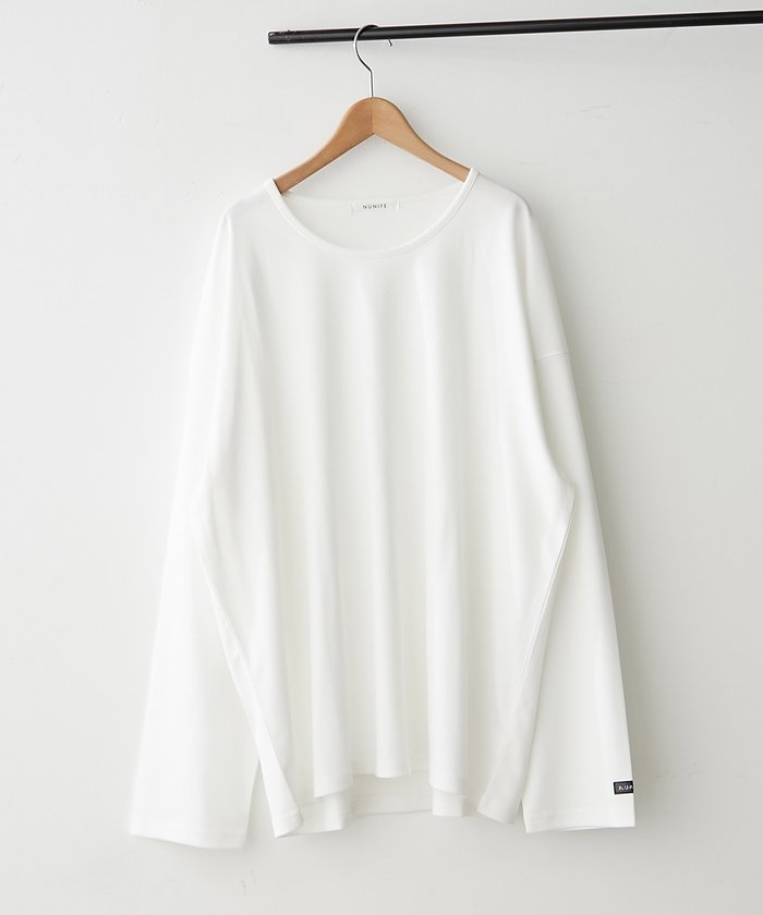 ナイスクラップ NICE CLAUP 【NUNIFE】UネックロンT (OFF) OFF