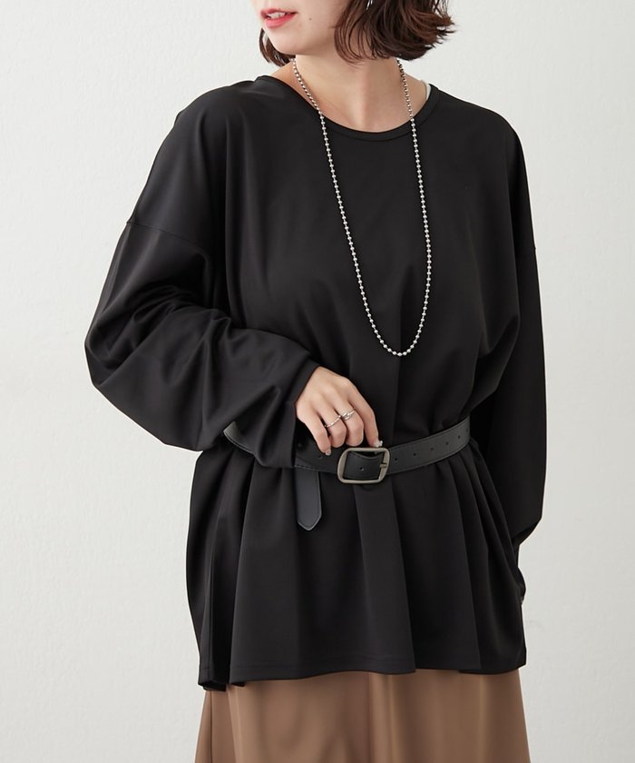 ナイスクラップ NICE CLAUP 【NUNIFE】UネックロンT (OFF) OFF