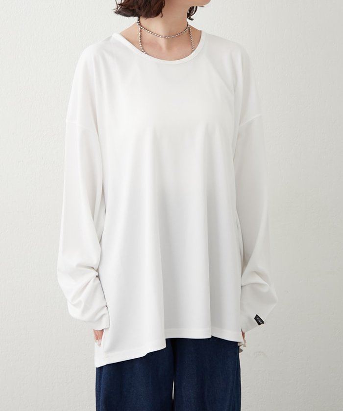 ナイスクラップ NICE CLAUP 【NUNIFE】UネックロンT (OFF) OFF