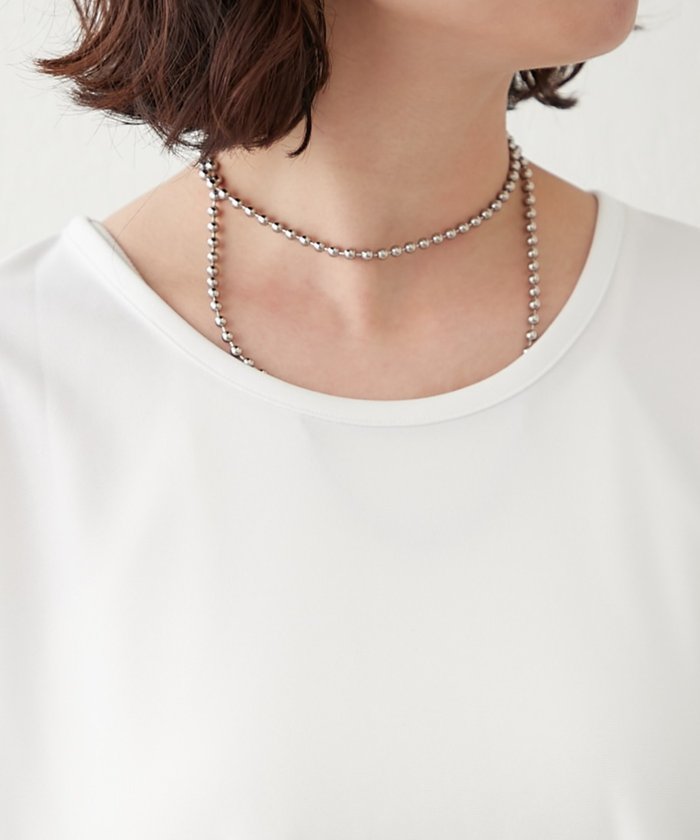 ナイスクラップ NICE CLAUP 【NUNIFE】UネックロンT (OFF) OFF