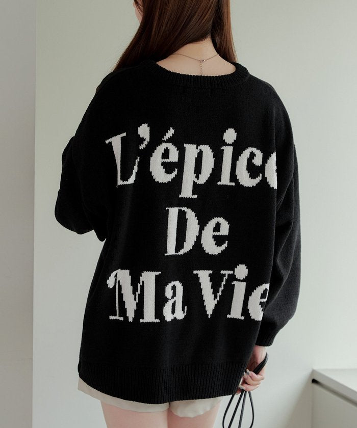 ナイスクラップ NICE CLAUP バックロゴマットモールプルオーバー (BK) BK