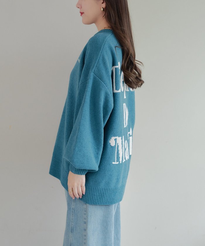 ナイスクラップ NICE CLAUP バックロゴマットモールプルオーバー (BK) BK