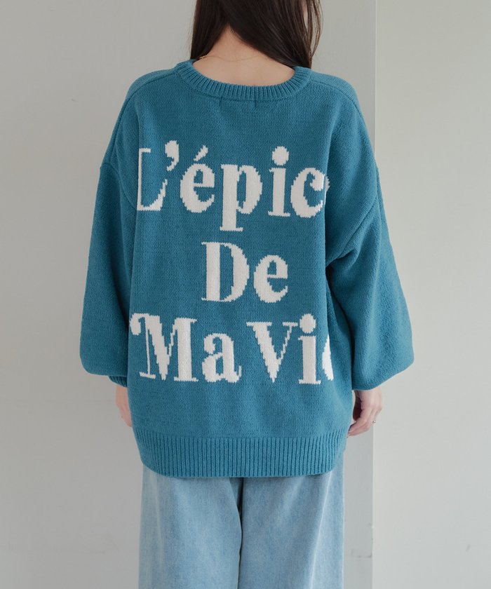 ナイスクラップ NICE CLAUP バックロゴマットモールプルオーバー (BK) BK