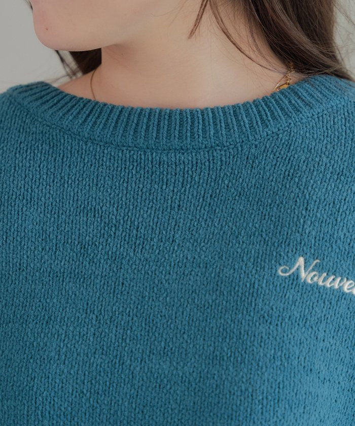 ナイスクラップ NICE CLAUP バックロゴマットモールプルオーバー (BK) BK