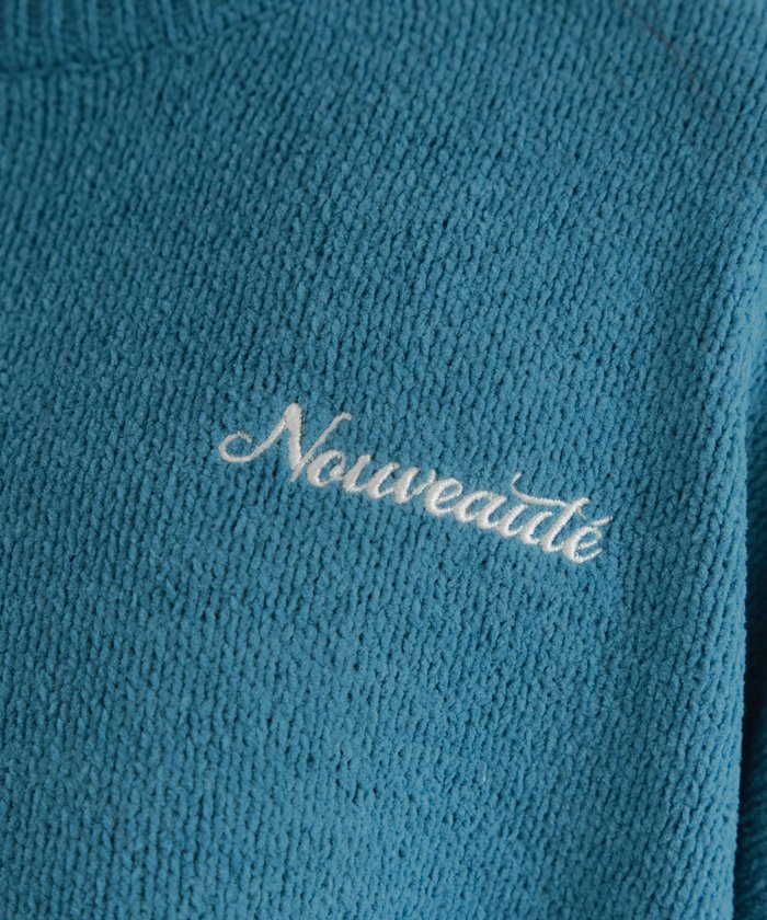 ナイスクラップ NICE CLAUP バックロゴマットモールプルオーバー (BK) BK