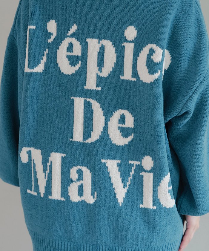 ナイスクラップ NICE CLAUP バックロゴマットモールプルオーバー (BK) BK