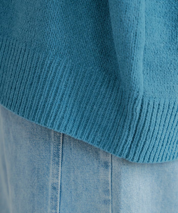 ナイスクラップ NICE CLAUP バックロゴマットモールプルオーバー (BK) BK