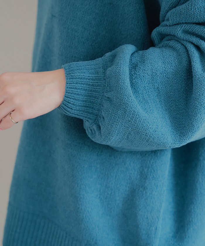 ナイスクラップ NICE CLAUP バックロゴマットモールプルオーバー (BK) BK