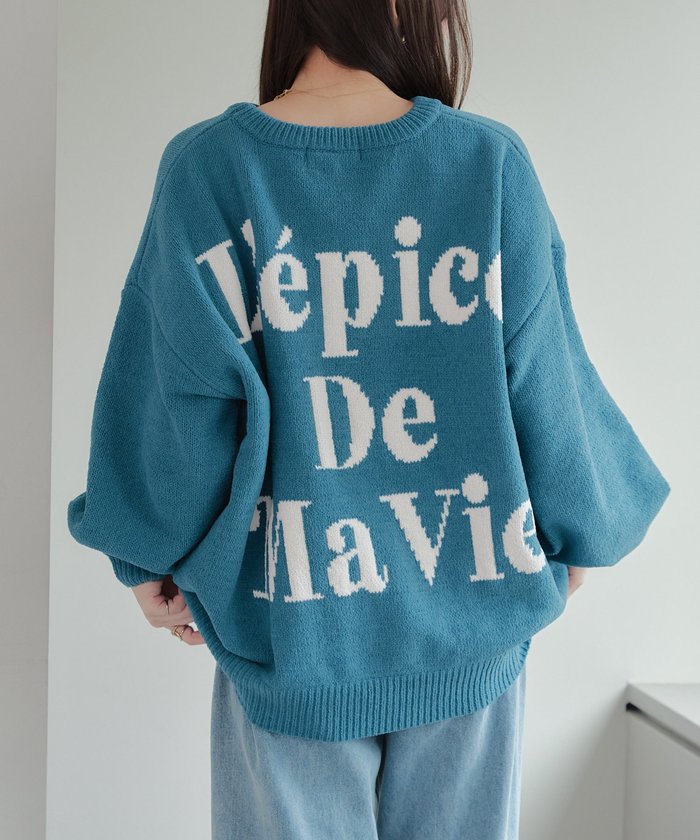 ナイスクラップ NICE CLAUP バックロゴマットモールプルオーバー (BK) BK