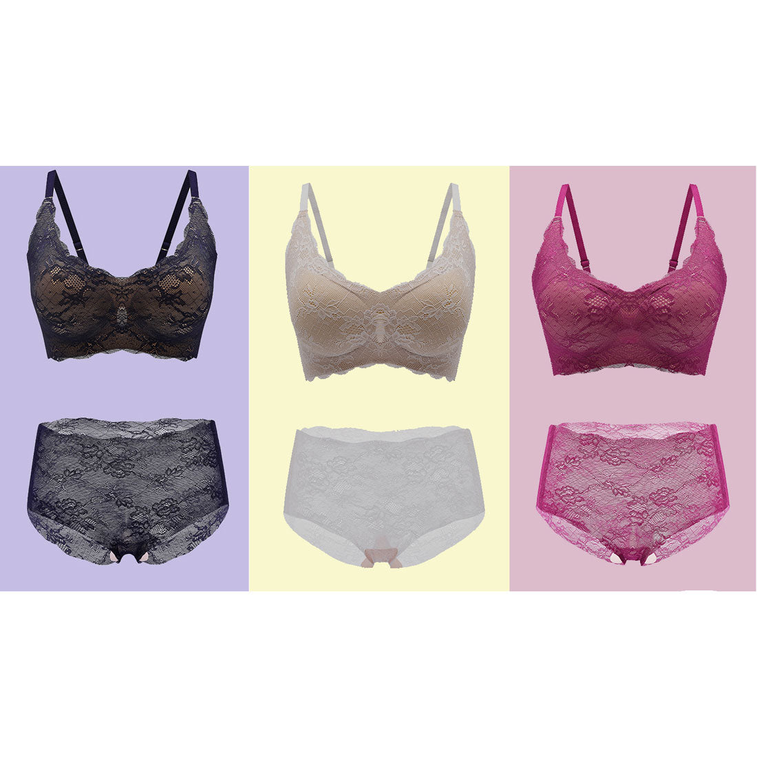 ニジブラ nijibra エレガントレース裸の気持ちレースシームレスブラ単品S/M/L/XLヨガブラ スポーツブラ ナイトブラ 吸汗速乾 ノンワイヤーブラ ブラジャー