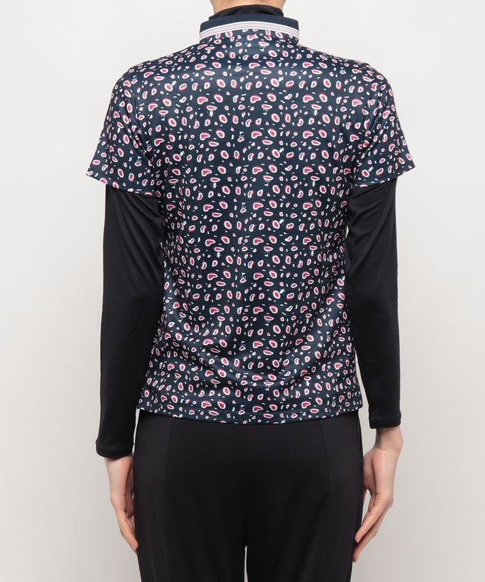 フィラ ゴルフ FILA GOLF ハンソデ シャツ ガラ