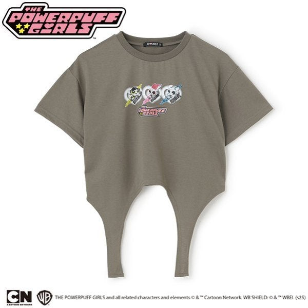 バイラビット by LOVEiT 【The Powerpuff Girls】ガーターTシャツ(接触冷感) (チャコール) チャコール