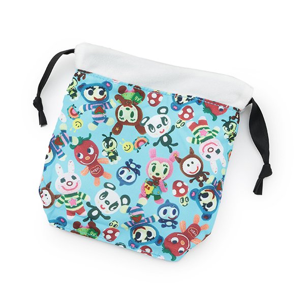 ポンポネットジュニア pom ponette junior おほほパンダ ミニ巾着 (白) 白