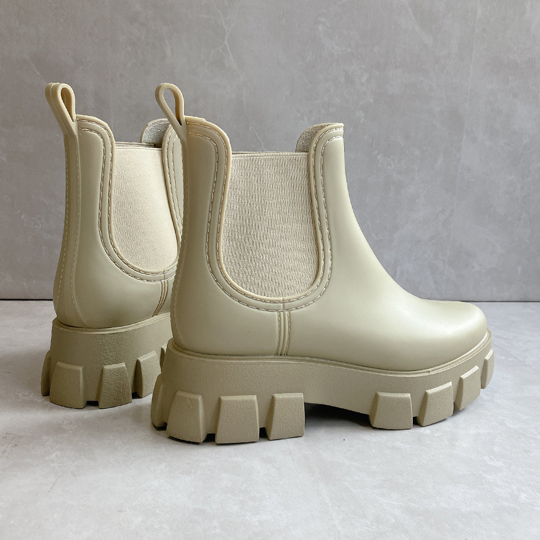 ヌーベル ヴォーグ リラックス Noubel Voug Relax 防水 晴雨兼用 サイドゴア ショート レインブーツ