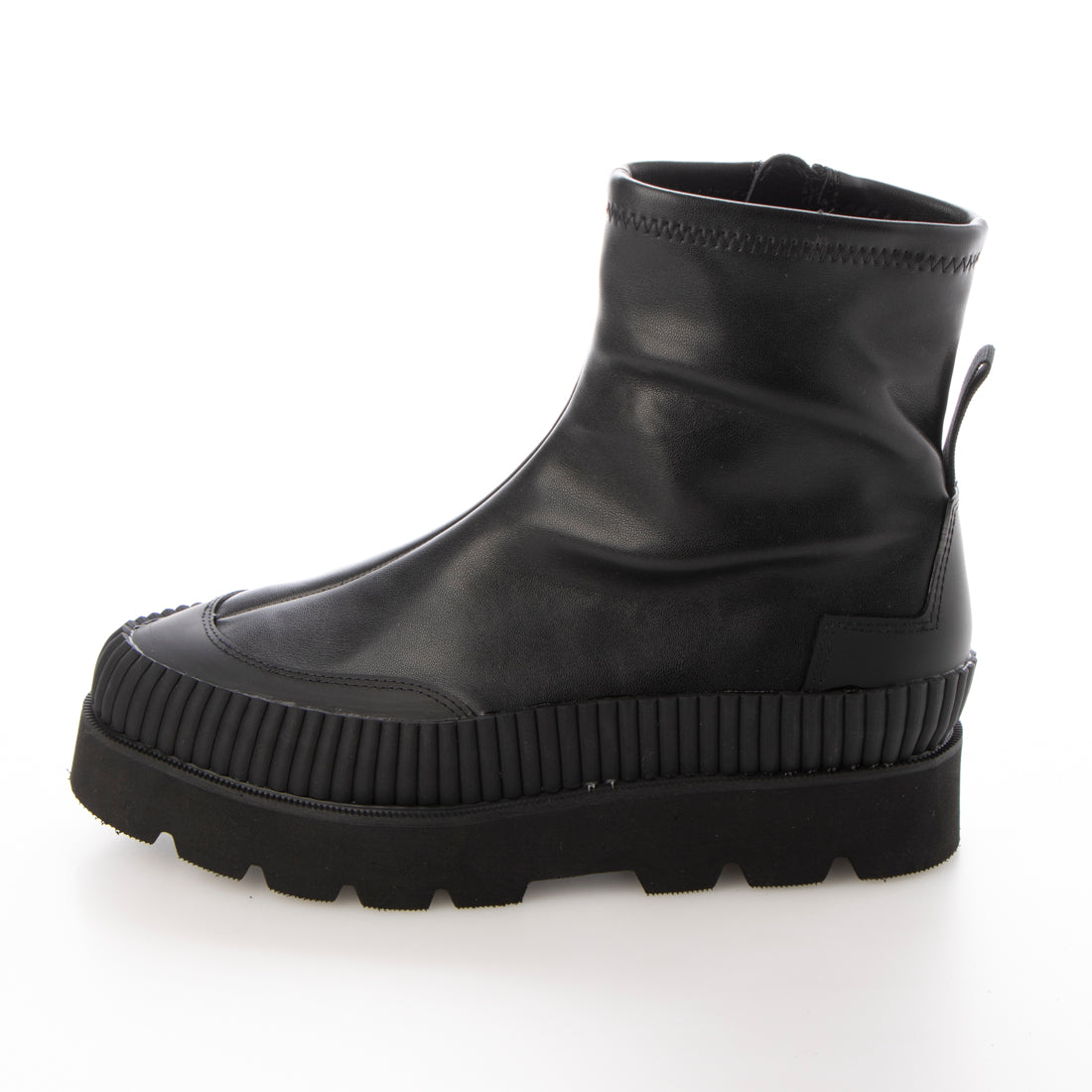 ヌーベル ヴォーグ リラックス Noubel Voug Relax 【サイズ展開:S-3L】 ストレッチ サイドジップ アンクルブーツ m213