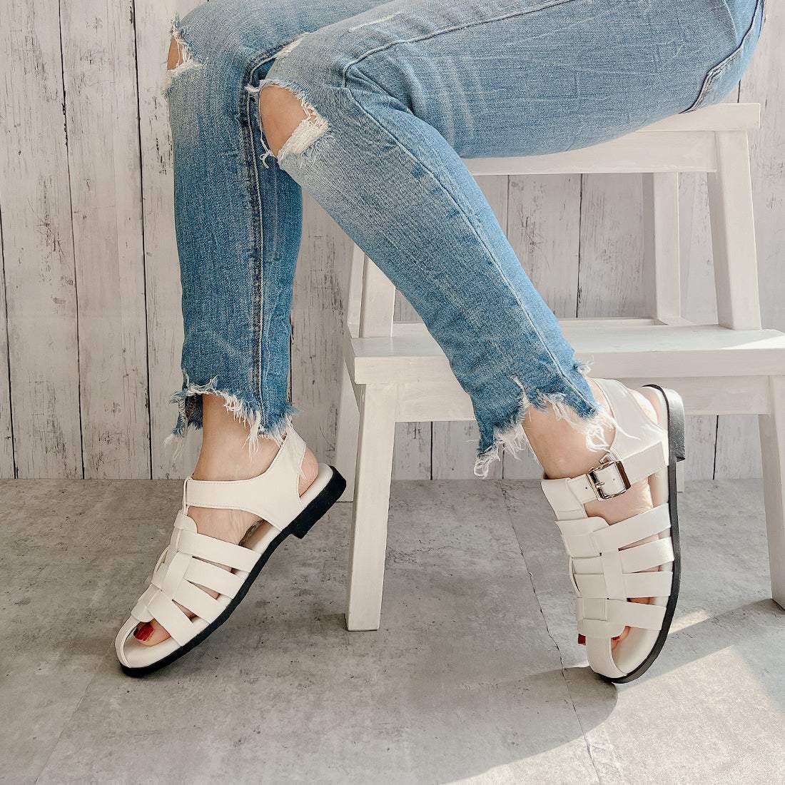 ヌーベル ヴォーグ リラックス Noubel Voug Relax メニーストラップグルカサンダル