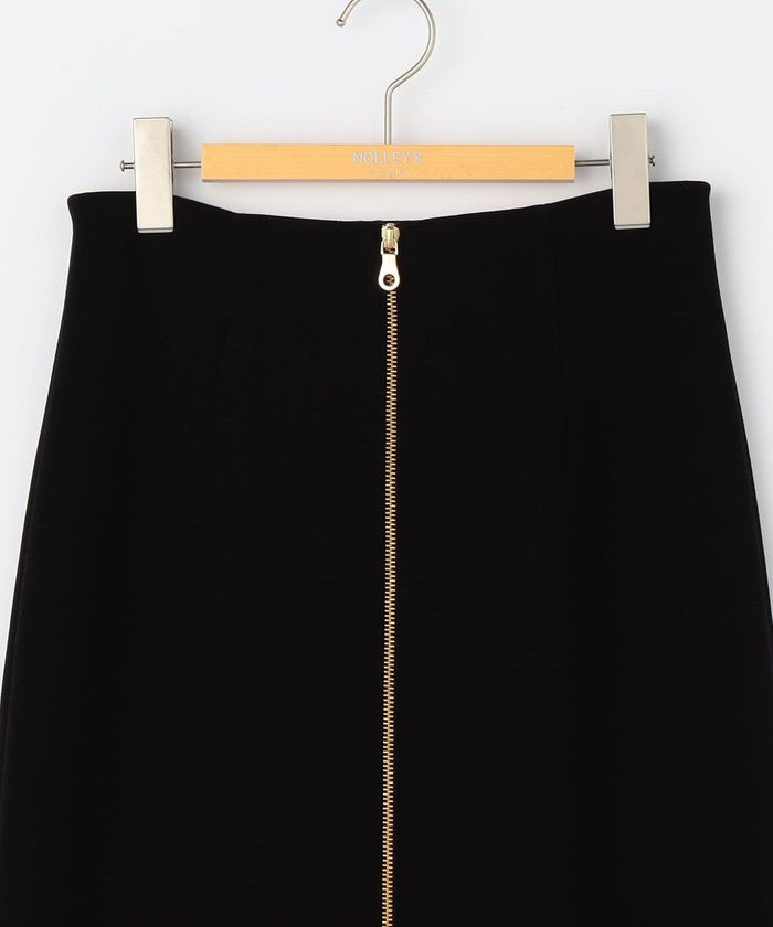 ノーリーズソフィー NOLLEY'S sophi ボンディングジョーゼット両前ロングSK (グレーベージュ) グレーベージュ