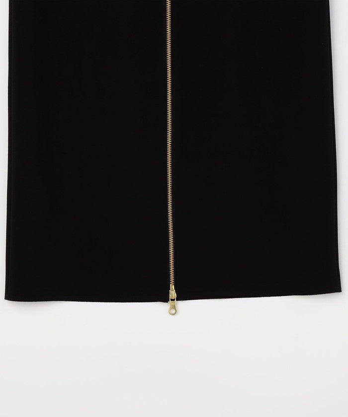 ノーリーズソフィー NOLLEY'S sophi ボンディングジョーゼット両前ロングSK (グレーベージュ) グレーベージュ