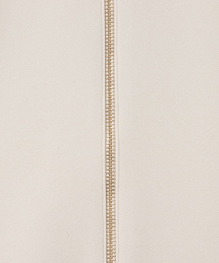 ノーリーズソフィー NOLLEY'S sophi ボンディングジョーゼット両前ロングSK (グレーベージュ) グレーベージュ