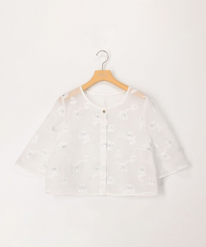 ノーリーズソフィー NOLLEY'S sophi ラメフラワージャガードBL (ブラック・グレー系1) ブラック・グレー系1