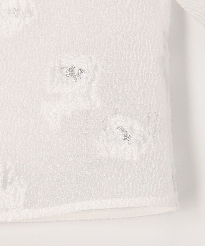 ノーリーズソフィー NOLLEY'S sophi ラメフラワージャガードBL (ブラック・グレー系1) ブラック・グレー系1