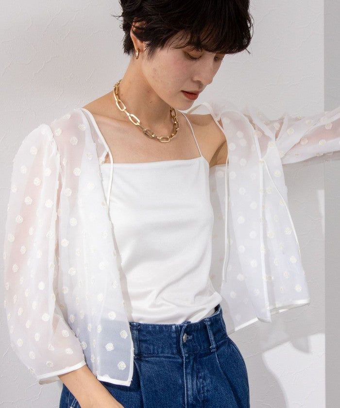 ノーリーズソフィー NOLLEY'S sophi サテンスムースベアトップ (オフホワイト) オフホワイト