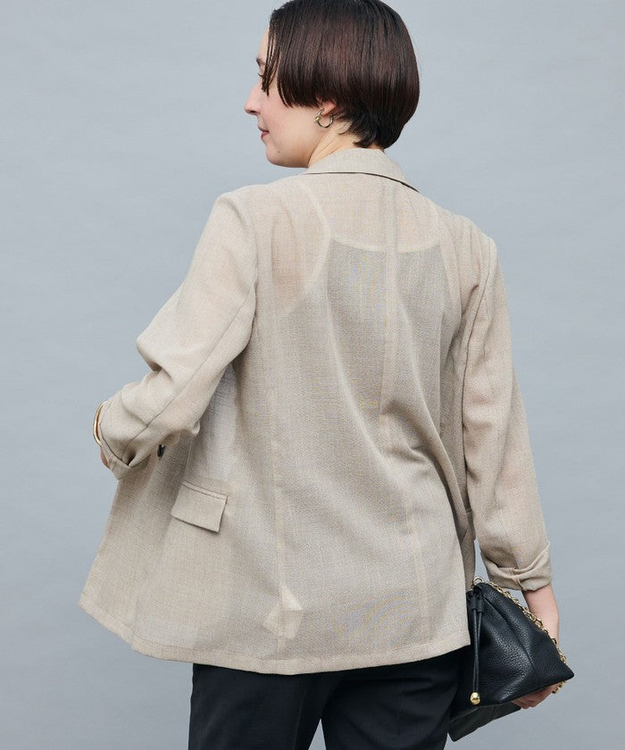 ノーリーズソフィー NOLLEY'S sophi ボイルシアーダブルJK (ダークブラウン) ダークブラウン