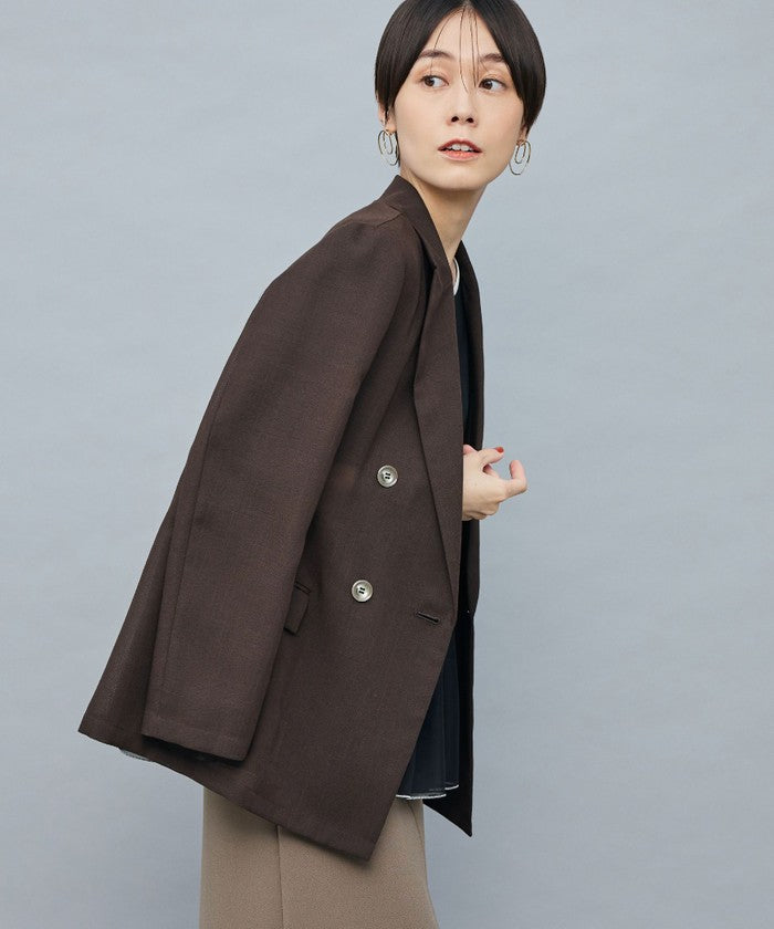 ノーリーズソフィー NOLLEY'S sophi ボイルシアーダブルJK (ダークブラウン) ダークブラウン