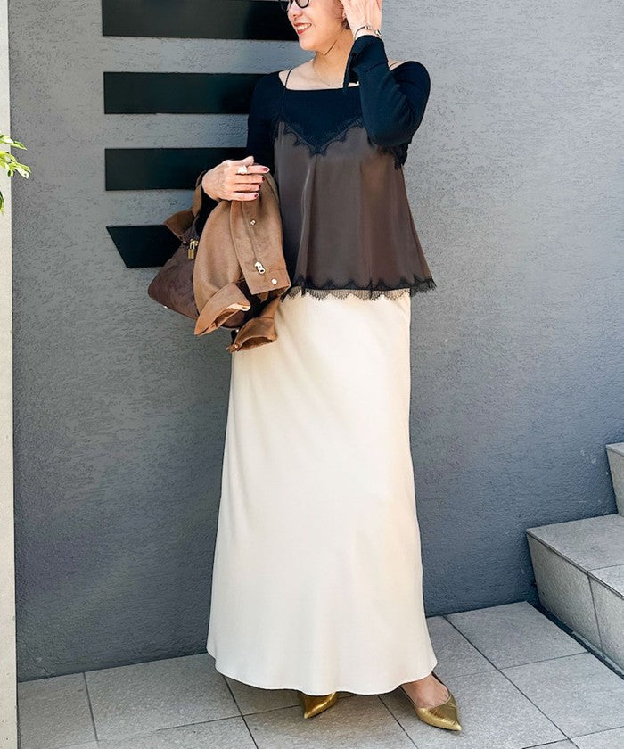 ノーリーズソフィー NOLLEY'S sophi フィブリルサテンナローSK (ベージュ) ベージュ